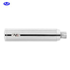 V Performance, Chubby 90mm slip-on muffler set. Chrome
