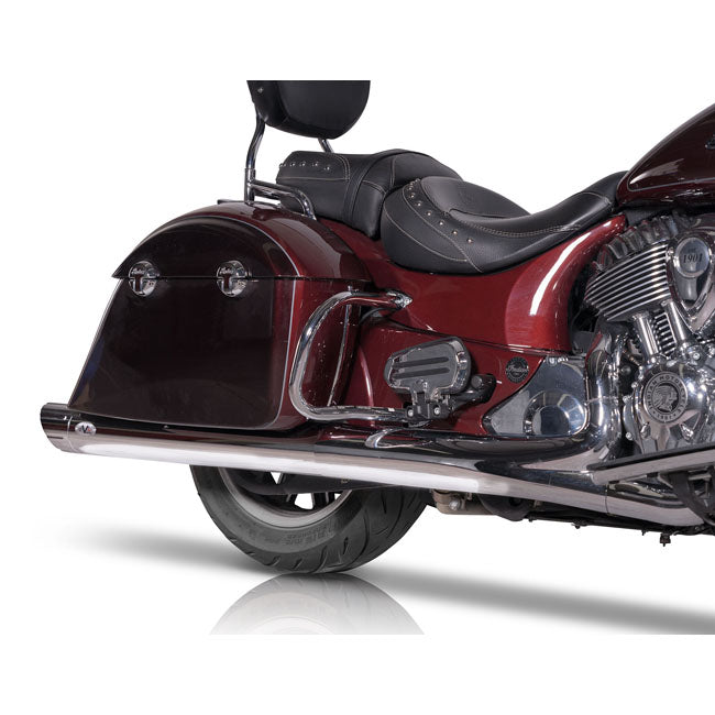 V Performance, 100mm Banger slip-on muffler set. Chrome