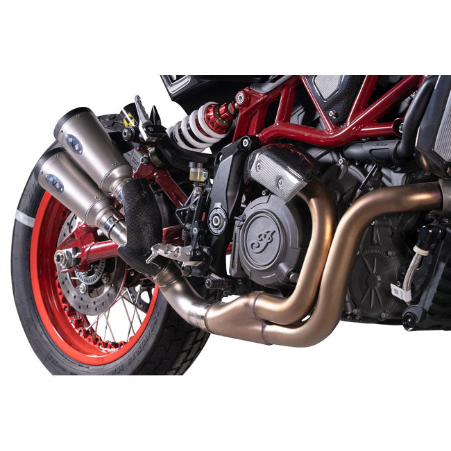 V Performance, Thunder slip-on muffler set for FTR. Titanium