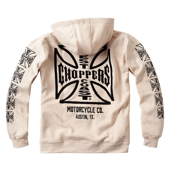 WCC Dominator zip hoodie cream