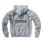 WCC Iron Oversized zip hoodie gray