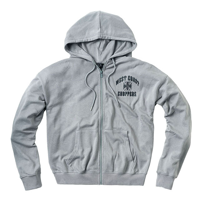 WCC Iron Oversized zip hoodie gray
