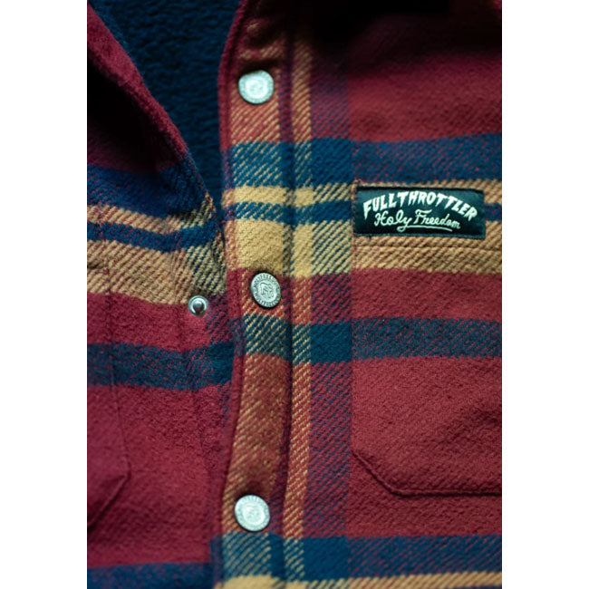 Holy Freedom Redford lined shirt red