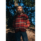Holy Freedom Redford lined shirt red