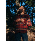 Holy Freedom Redford lined shirt red