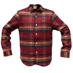 Holy Freedom Redford lined shirt red