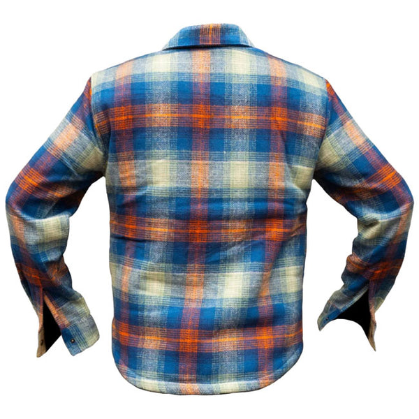 Holy Freedom Mcfly lined shirt blue