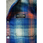 Holy Freedom Mcfly lined shirt blue