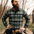 Holy Freedom Macleod lined shirt green