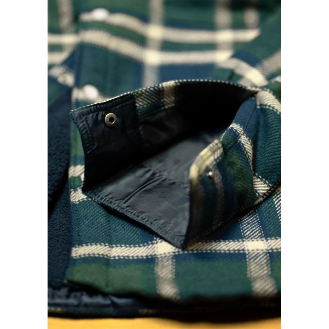 Holy Freedom Macleod lined shirt green