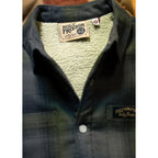 Holy Freedom Bear lined shirt gray