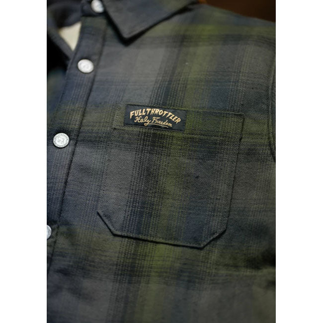 Holy Freedom Bear lined shirt gray