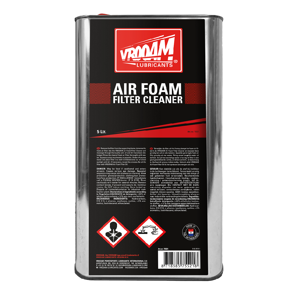 VROOAM - Air Foam Filter Cleaner - 5L