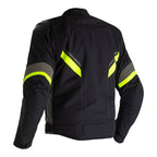RST Sabre Airbag Jacket Textile - Black/Grey/Neon Yellow Size M - Extra