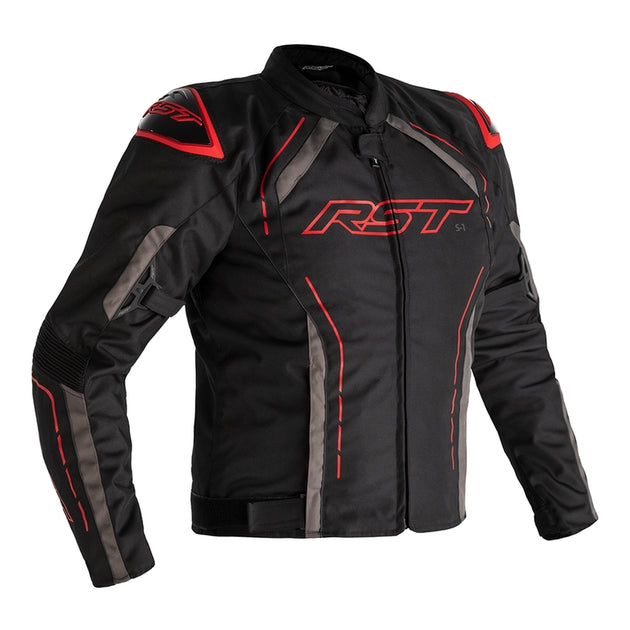RST S-1 Jacket Textile Black/Grey/Red Size S - Main