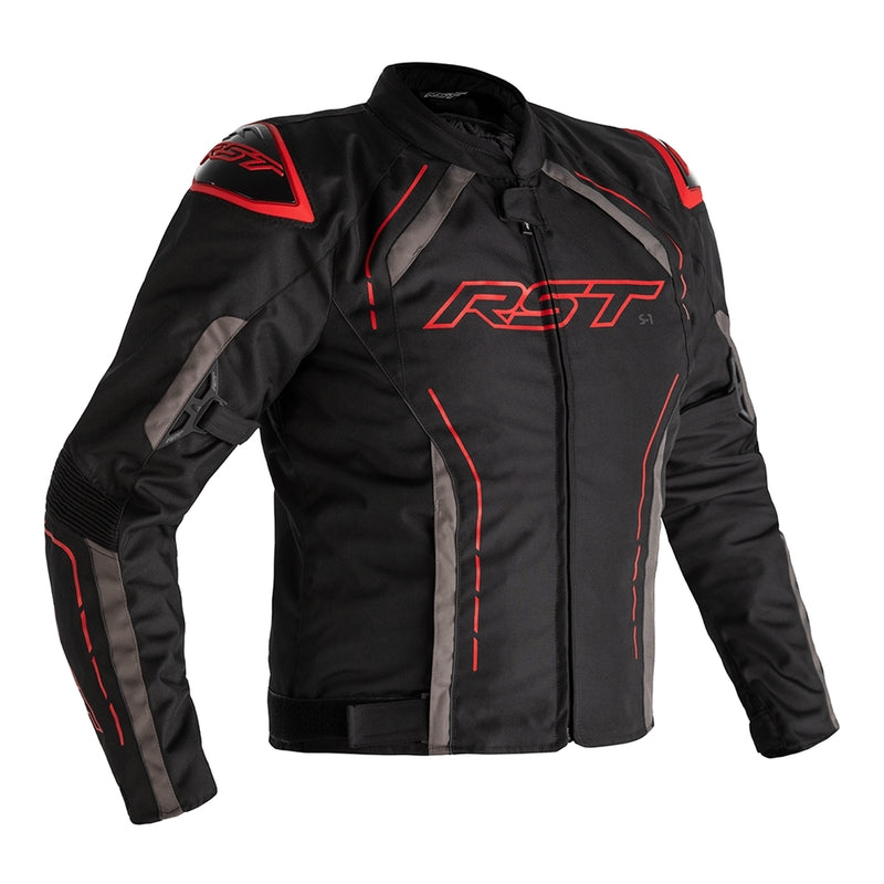 RST S-1 Jacket Textile Black/Grey/Red Size XL - Main