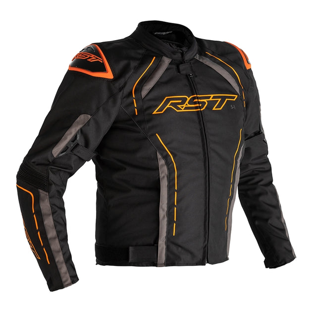 RST S-1 Jacket Textile Black/Grey/Orange Size 3XL - Main