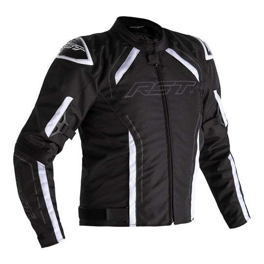 RST S-1 Jacket Textile Black/White Size 4XL - Main