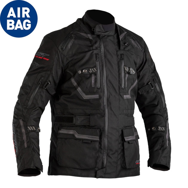 RST Paragon 6 Airbag Jacket Textile Black Size 4XL - Main