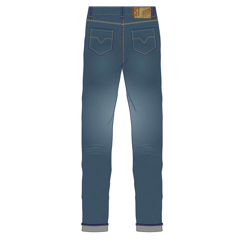 RST Tapered-Fit Reinforced Jeans - Blue Size S Short Leg - Extra