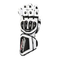 RST TracTech Evo 4 Leather Gloves - White/Black Size XS - Main