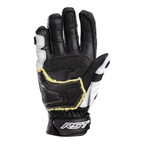 RST TracTech Evo 4 Short Leather Gloves White/Black Size XS - Extra
