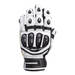 RST TracTech Evo 4 Short Leather Gloves White/Black Size M - Main