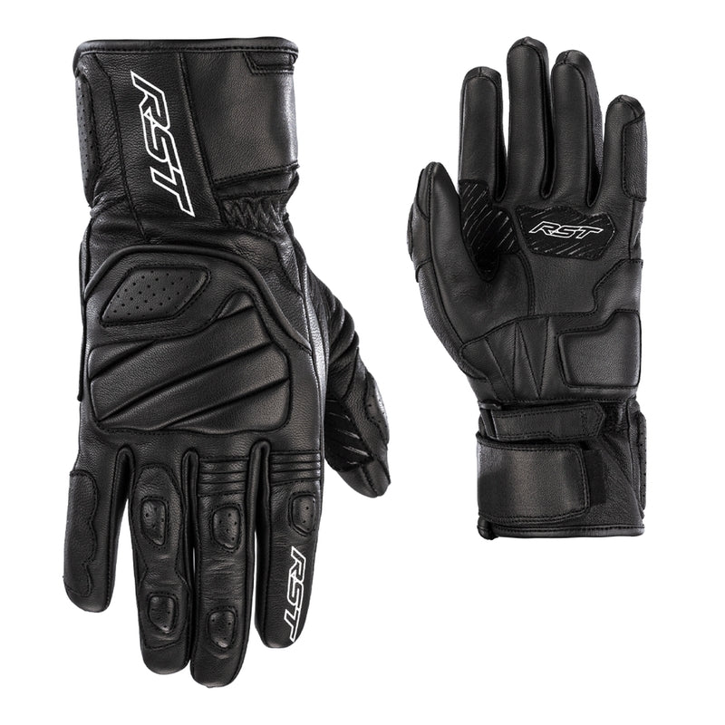 RST Turbine Gloves Leather Black Size XS - Extra
