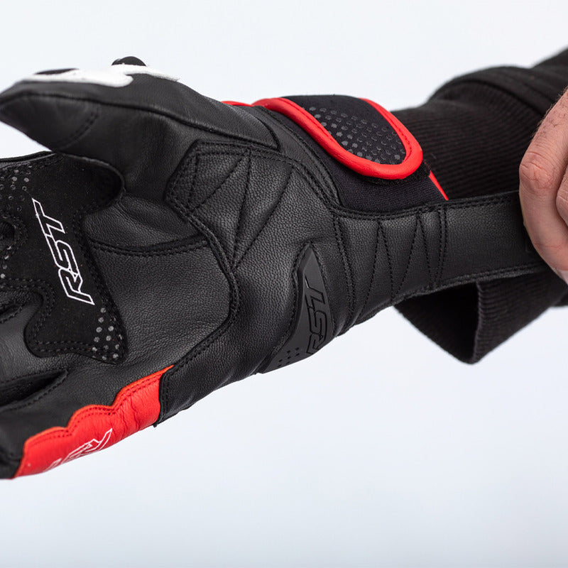RST Freestyle II Gloves Leather Red Size S - Extra