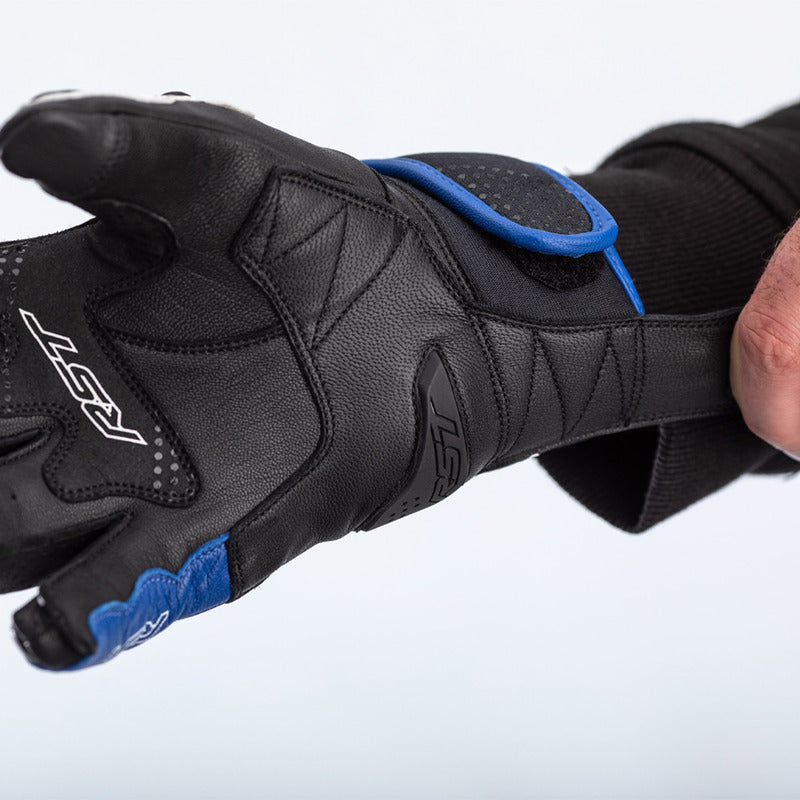 RST Freestyle II Gloves Leather Blue Size XXL - Extra