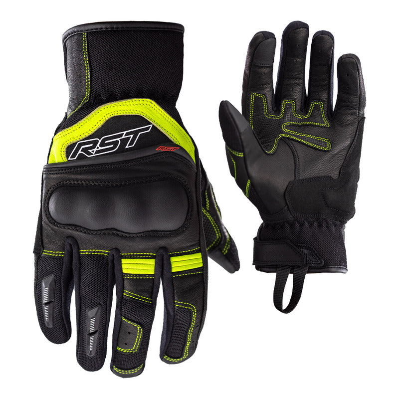 RST Urban Air 3 Mesh Gloves Textile/Leather Neon Yellow Men Size S - Extra