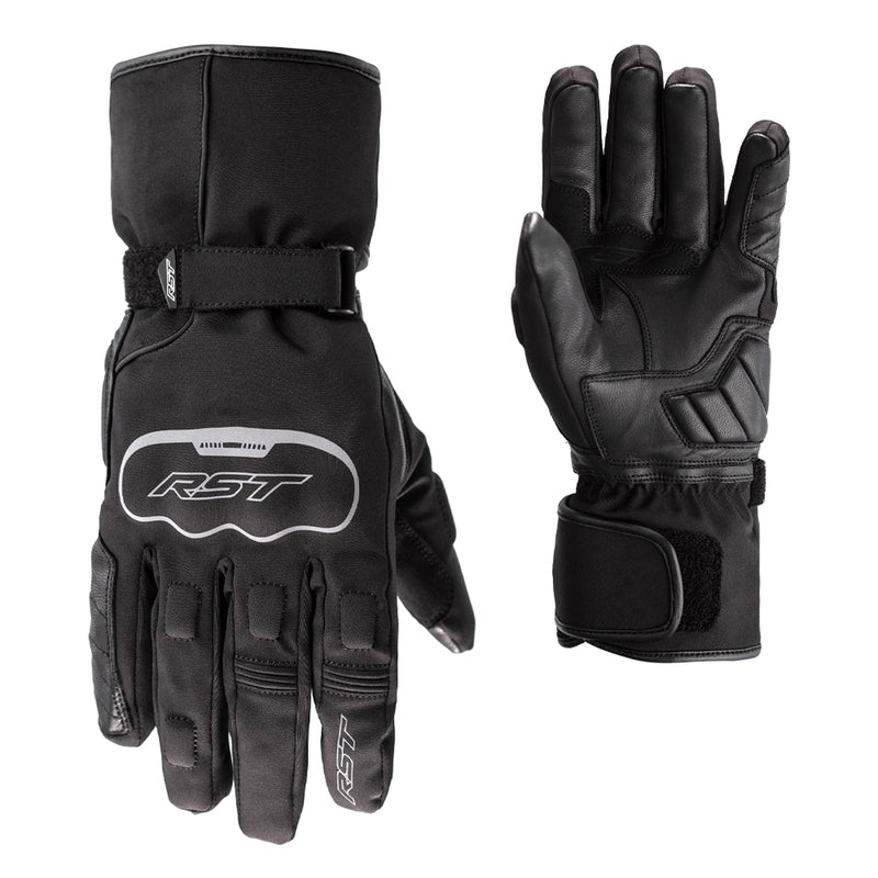RST Axiom Waterproof Gloves Textile/Leather Black Size XS - Extra