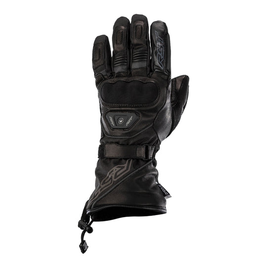 RST Paragon 6 Heated Waterproof Gloves Leather/Textile Black Size M - Main