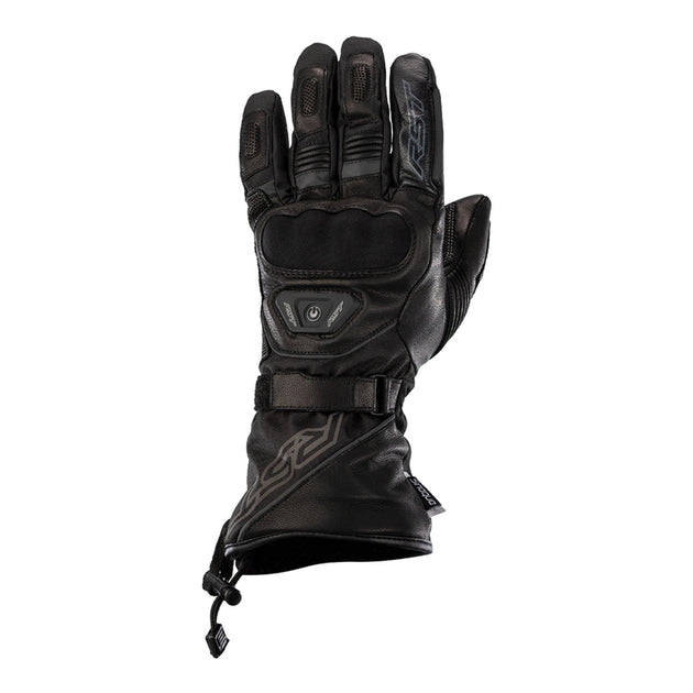 RST Paragon 6 Heated Waterproof Gloves Leather/Textile Black Size L - Main