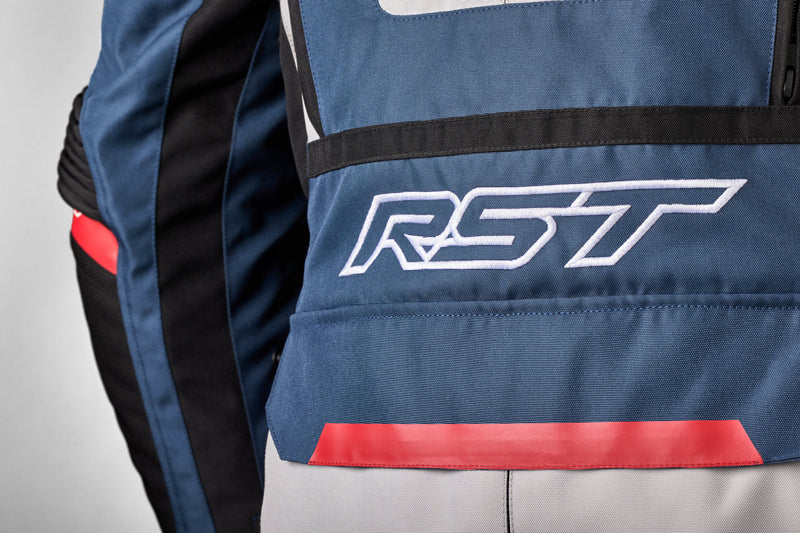 RST Pro Series Adventure-X Jacket Textile - Silver/Blue/Red - Extra