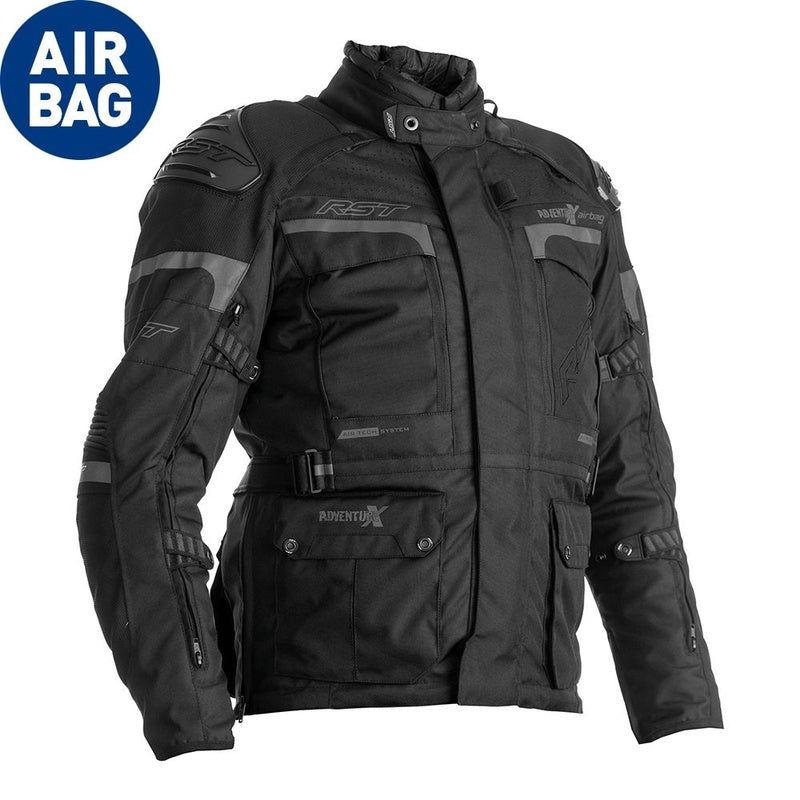 RST Adventure-X Airbag Jacket Textile - Black Size S - Main