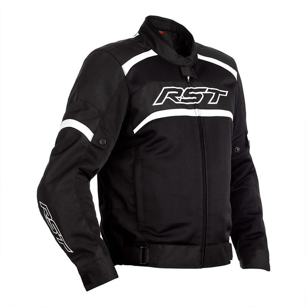 RST Pilot CE Jacket Textile - Black/White Size 3XL - Main