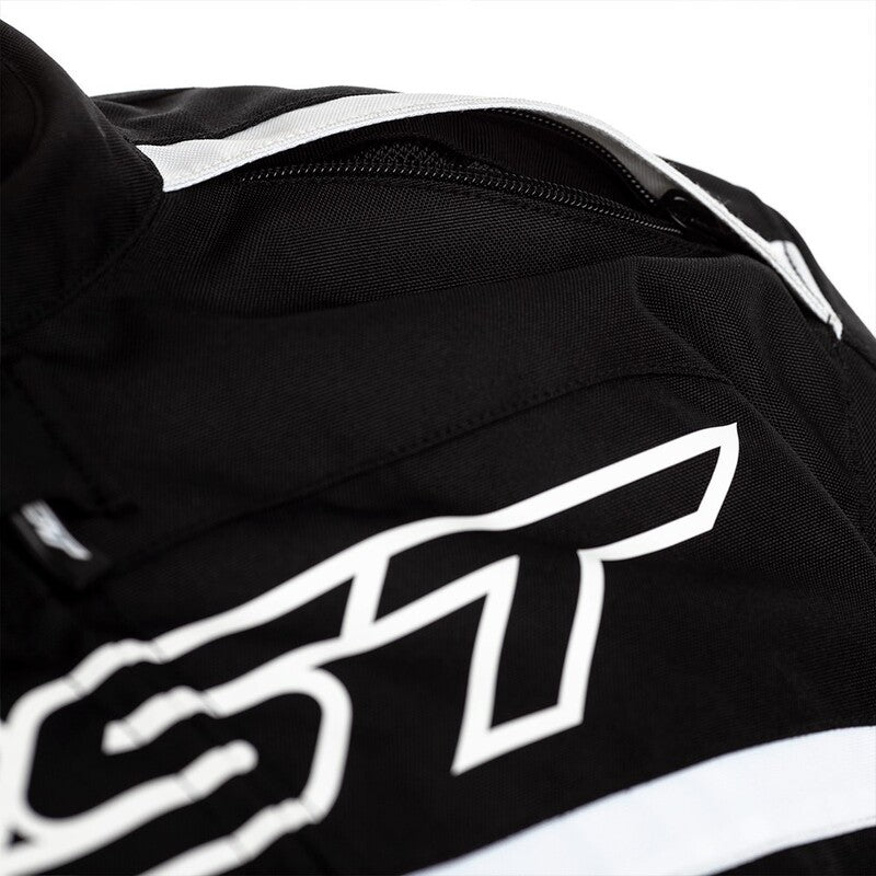 RST Pilot CE Jacket Textile - Black/White Size 3XL - Extra