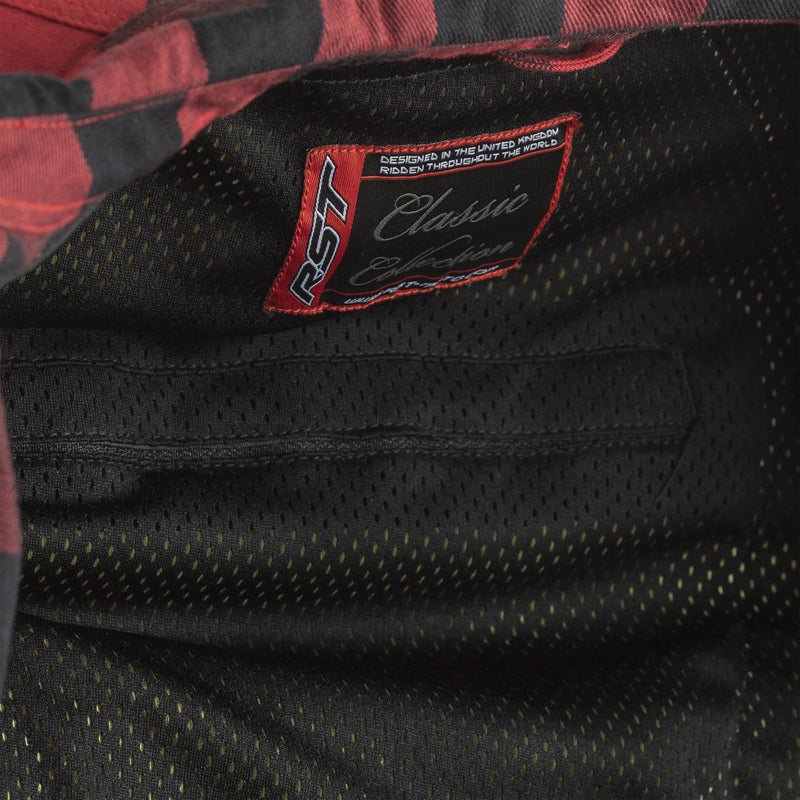 RST Lumberjack Reinforced CE Aramid Fibre Jacket - Red - Extra