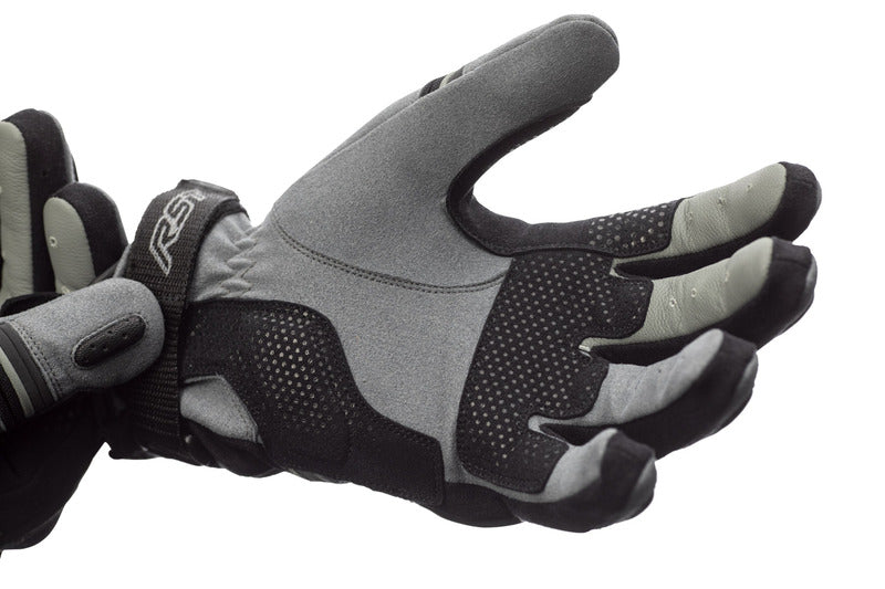 RST Adventure-X CE Gloves Leather - Grey Size S - Extra