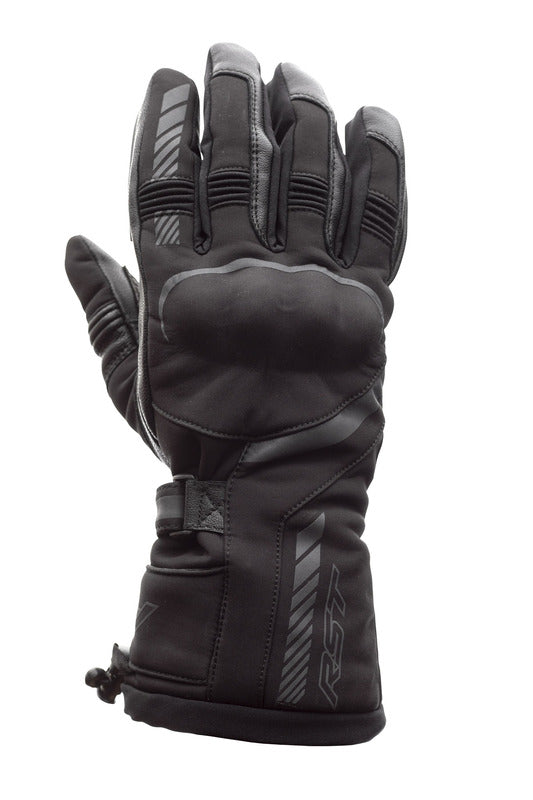 RST Atlas Waterproof CE Gloves Textile - Black Size XS - Main