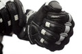RST Pilot CE Gloves Leather - Black/White Size S - Main