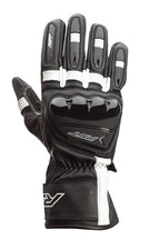 RST Pilot CE Gloves Leather - Black/White Size S - Extra