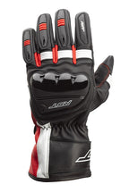 RST Pilot CE Gloves Leather - Black/Red/White Size S - Extra