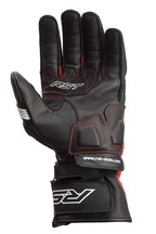 RST Pilot CE Gloves Leather - Black/Red/White Size S - Extra