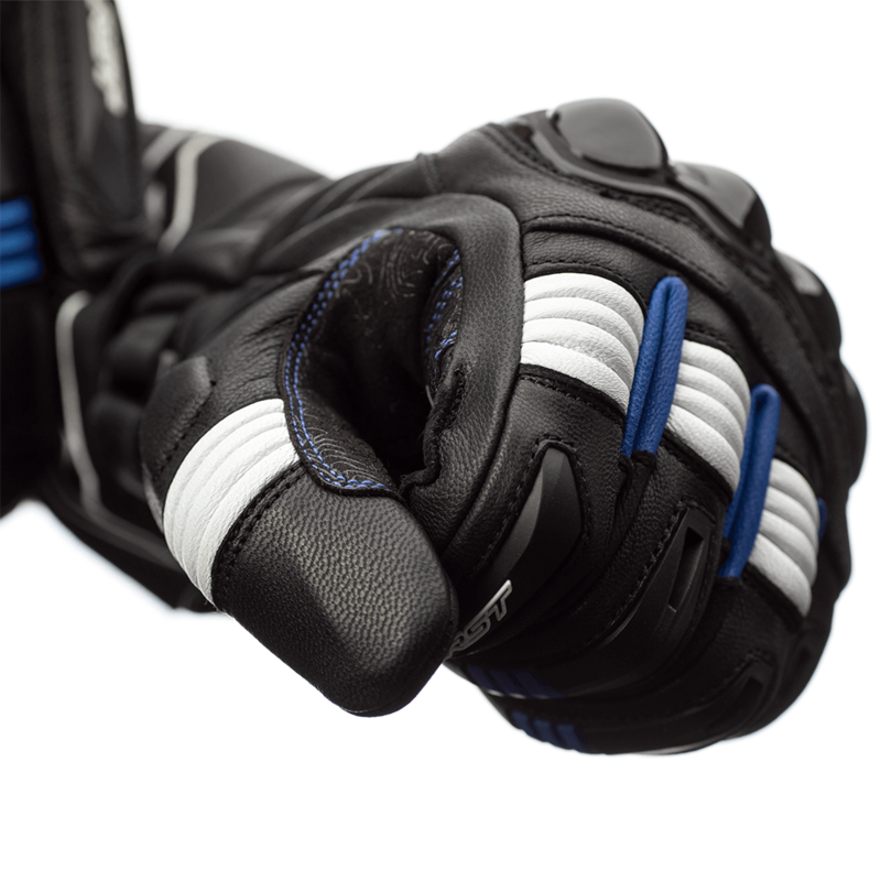 RST Pilot CE Gloves - Black/Blue/White Size 08 - Extra