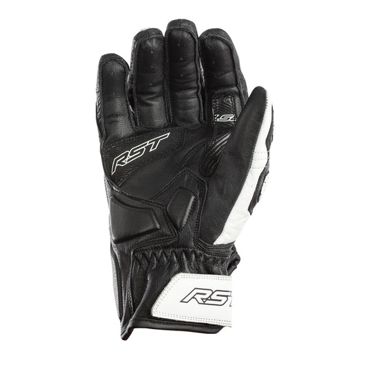 RST Ladies Stunt 3 CE Women Gloves Leather/Textile - White - Extra
