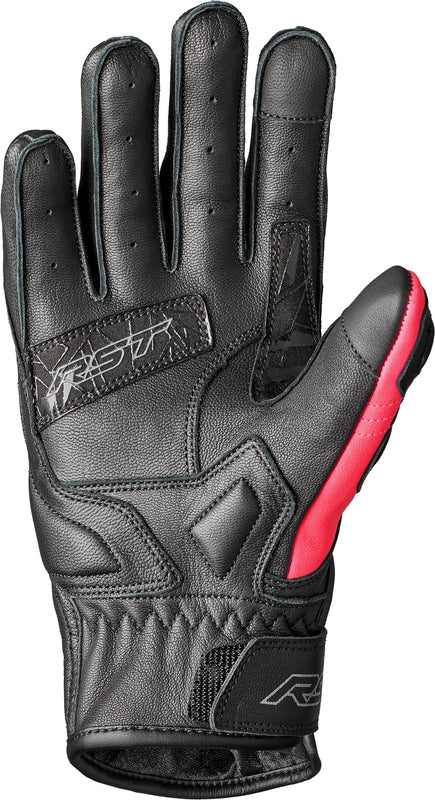 RST Ladies Stunt 3 CE Women Gloves Leather/Textile - Pink - Extra