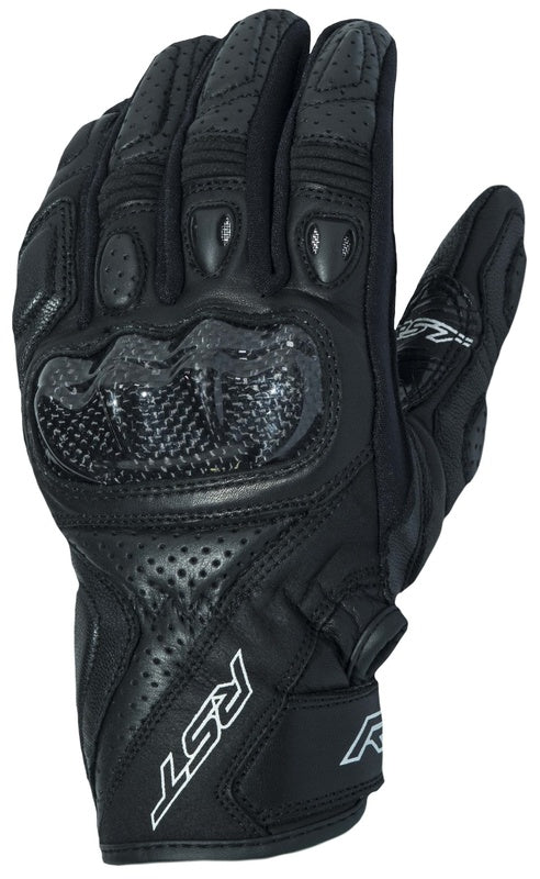 RST Stunt 3 CE Gloves Leather/Textile - Black - Extra