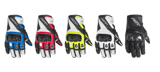 RST Stunt 3 CE Gloves Leather/Textile - Black - Extra